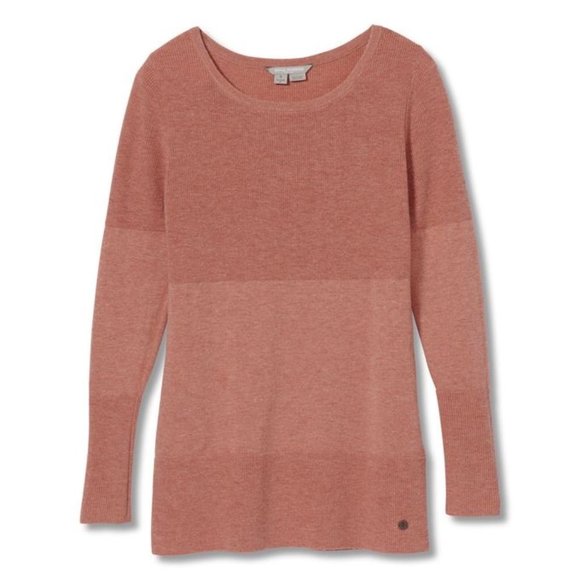 Royal Robbins Merino Wool Blend Westlands Sweater in Rose Pink, size M - Picture 12 of 13